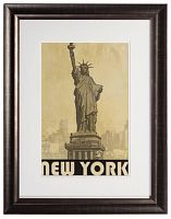 постер с паспарту в раме new york в Чите