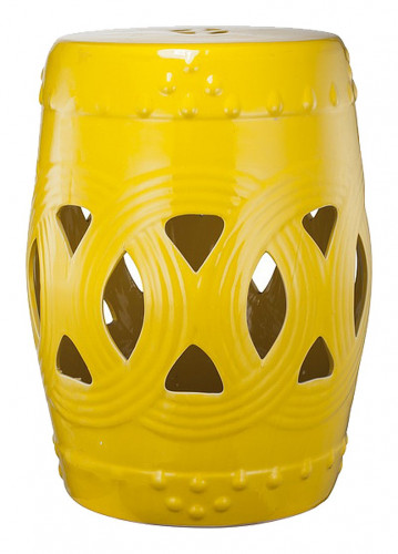 керамический столик-табурет fence stool yellow в Чите