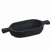 плошка, две ручки чёрный в Чите