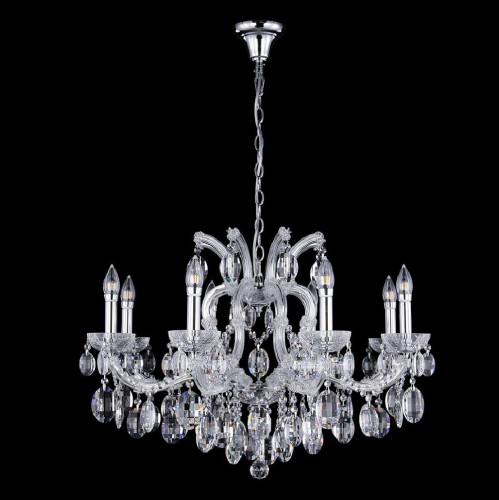 подвесная люстра crystal lux hollywood sp8 chrome в Чите