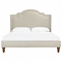 кровать двуспальная 120х200 бежевая cassis upholstered в Чите