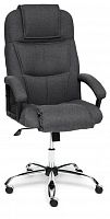 компьютерное кресло tetchair бергамо (крестовина хром, обивка ткань) для руководителя в Чите