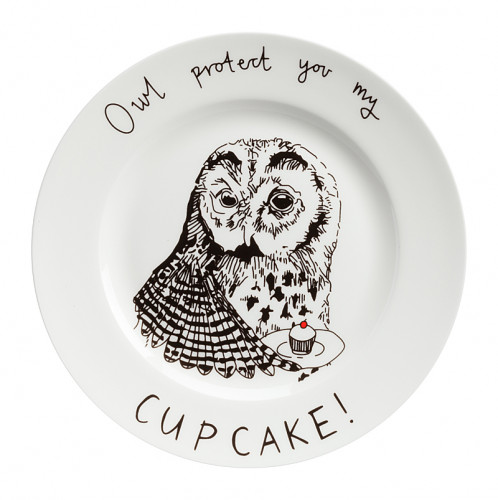 тарелка owl protect you my cup cake в Чите