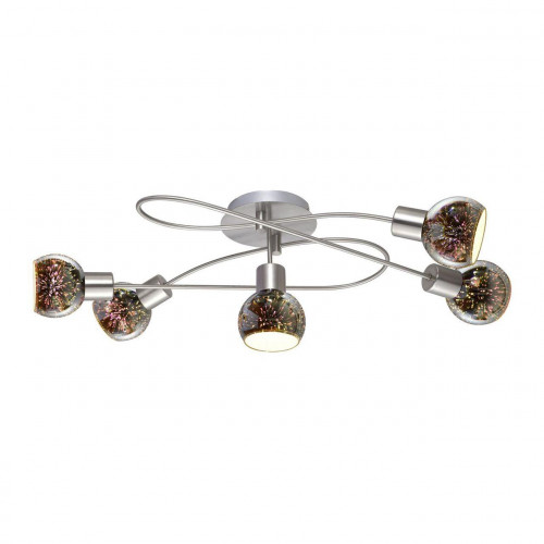 потолочная люстра arte lamp illusione a6125pl-5ss в Чите