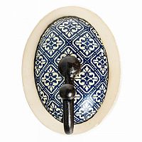 настенный крючок wood hooks голубой в Чите