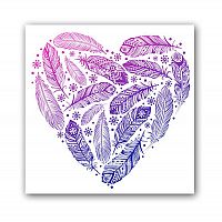 постер heart а3 (фиолетовый) в Чите