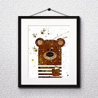 постер bear а4 в Чите