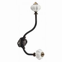 настенный декоративный крючок knobs белый в Чите