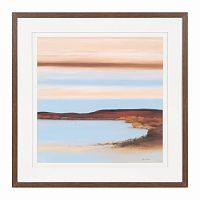 постер sunrise on the shore разноцветный в Чите