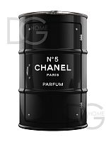 декоративная бочка-шкаф chanel №5 black xl в Чите