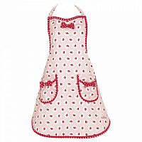 фартук strawberry pale pink w/bow в Чите