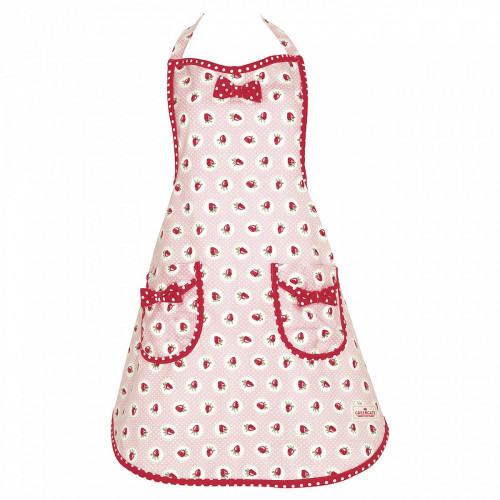 фартук strawberry pale pink w/bow в Чите