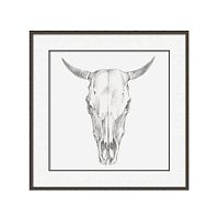 постер bison skull коричневый в Чите