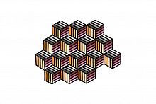 ковер parquet hexagon orange 203x153 от gan в Чите