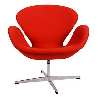 кресло arne jacobsen красное в Чите