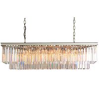 люстра odeon l110 silver серая, прозрачная в Чите