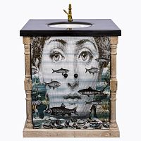 тумба с раковиной аквариум нуар fornasetti в Чите
