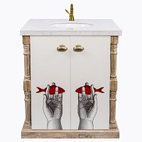 тумба с раковиной океан снег fornasetti в Чите