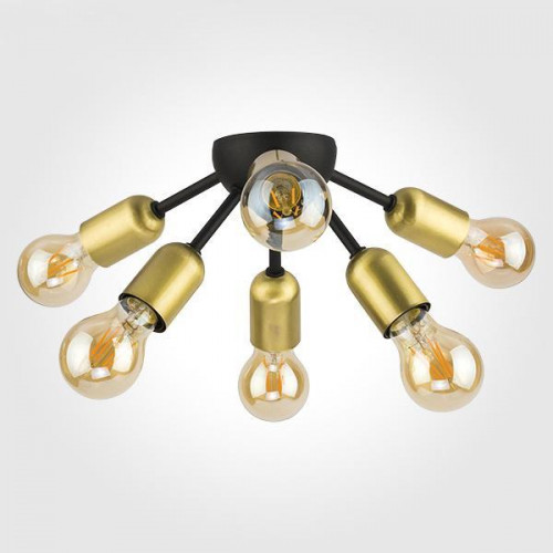 потолочная люстра tk lighting 1467 estrella black в Чите