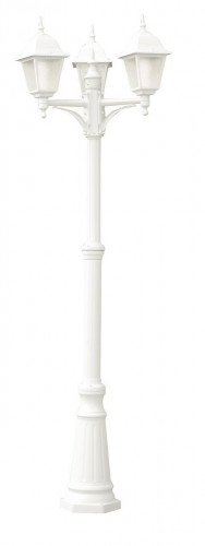садово-парковый светильник arte lamp bremen a1017pa-3wh в Чите