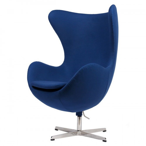 кресло egg chair синее в Чите