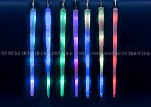 занавес светодиодный уличный «сосульки» 300см (11126) uld-e3005-210/dtk rgb ip44 frosted icicle в Чите