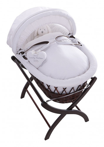 колыбель-переноска premium moses basket темная, белое белье в Чите