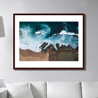 картина: beach ocean waves, coast rocks в Чите