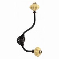 настенный декоративный крючок knobs желтый в Чите