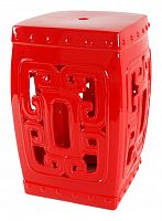 керамический столик-табурет oriental stool red в Чите