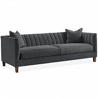 диван penelope sofa прямой серый в Чите