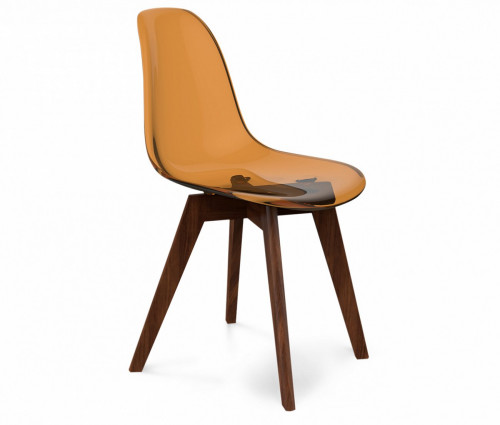 стул dsw кофейный s39 (eames style) в Чите