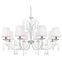 подвесная люстра arte lamp romana snow a1743lm-8wh в Чите