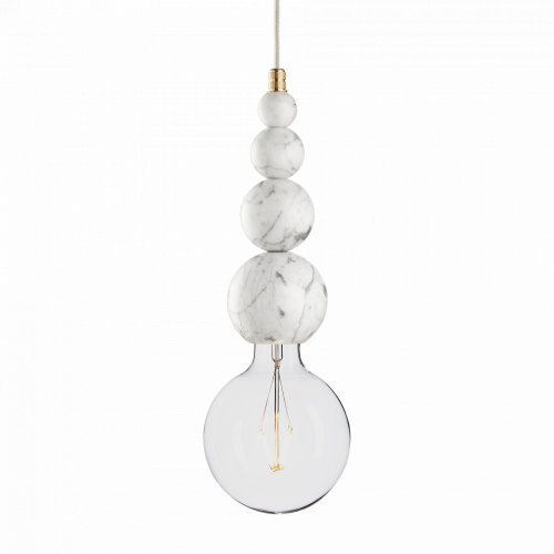 подвесной светильник marmor slipp bianco brass в Чите