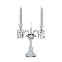 канделябр хрустальный на 2 свечи baccarat 2 от delight collection, 60 см в Чите