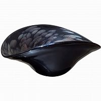 ваза стеклянная (черная) 13*28*20 в Чите