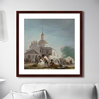 картина: saint isidore's day at the saint's hermitage, 1799г. в Чите