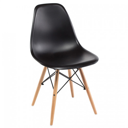 стул деревянный eames pc-015 black в Чите