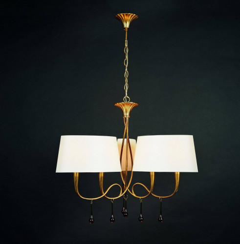 подвесная люстра mantra paola painted gold 3540 в Чите