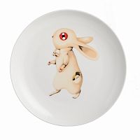 тарелка сумасшедший кролик с часами в Чите