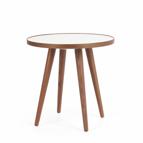 стол кофейный sputnik white and brown коичневый в Чите
