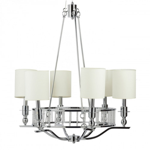 люстра easton light chandelier хром, бежевая в Чите