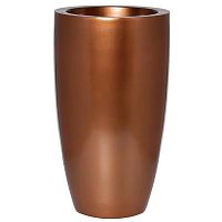кашпо cone 33*58 см цвет медный в Чите