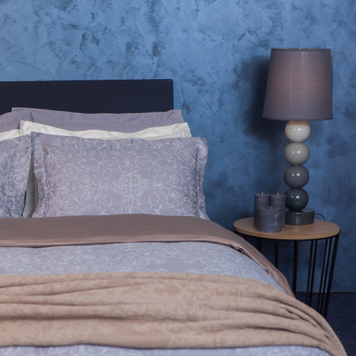 комплект постельного белья decoflux сатин семейный versaille grey в Чите