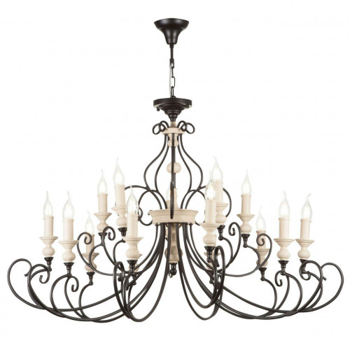 подвесная люстра maytoni karina h631pl-15b бежевая в Чите