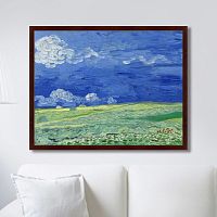 картина: wheatfields under thunderclouds, 1890г. в Чите