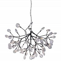 подвесная люстра crystal lux evita sp63 black/transparent в Чите