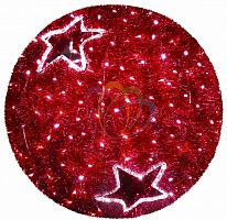 фигура led шар 120 см, красный в Чите