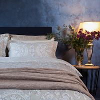 комплект постельного белья decoflux сатин евро victoria ivory в Чите