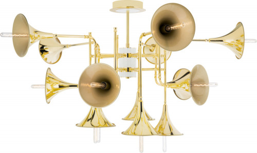 люстра music horn fg золото в Чите